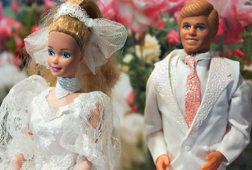 barbie dolls getting married